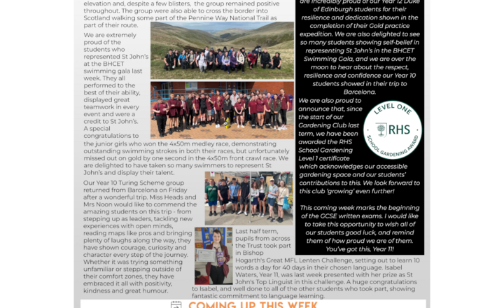 Image of St John's Weekly News - 6 May 2025