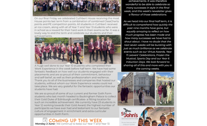 Image of St John's Weekly News - 2 June 2025