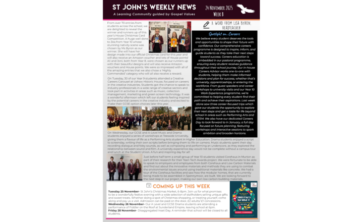 Image of St John's Weekly News - 24 November 2025