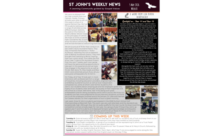 Image of St John's Weekly News - 5 May 2026
