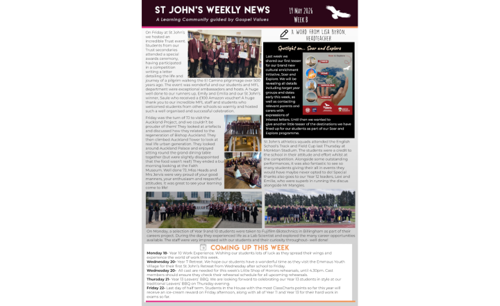 Image of St John's Weekly News - 18 May 2026