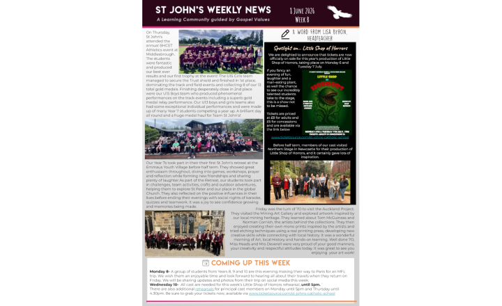 Image of St John's Weekly News - 8 June 2026