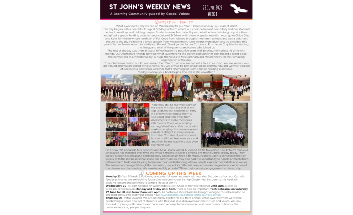 Image of St John's Weekly News - 22 June 2026