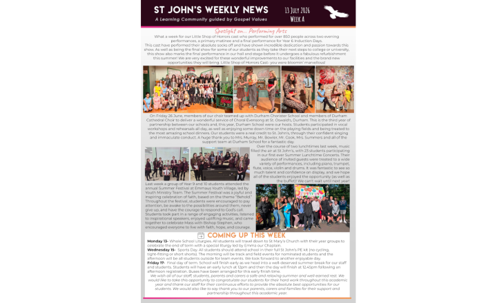 Image of St John's Weekly News - 13 July 2026
