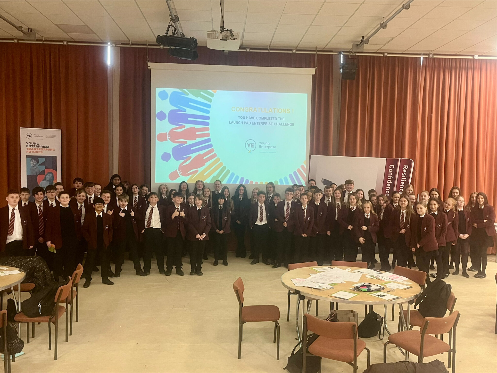 Image of Year 8 Shine at Young Enterprise Day at St John’s, Bishop Auckland