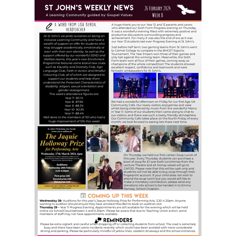 St John's Weekly News - 26 February 2024