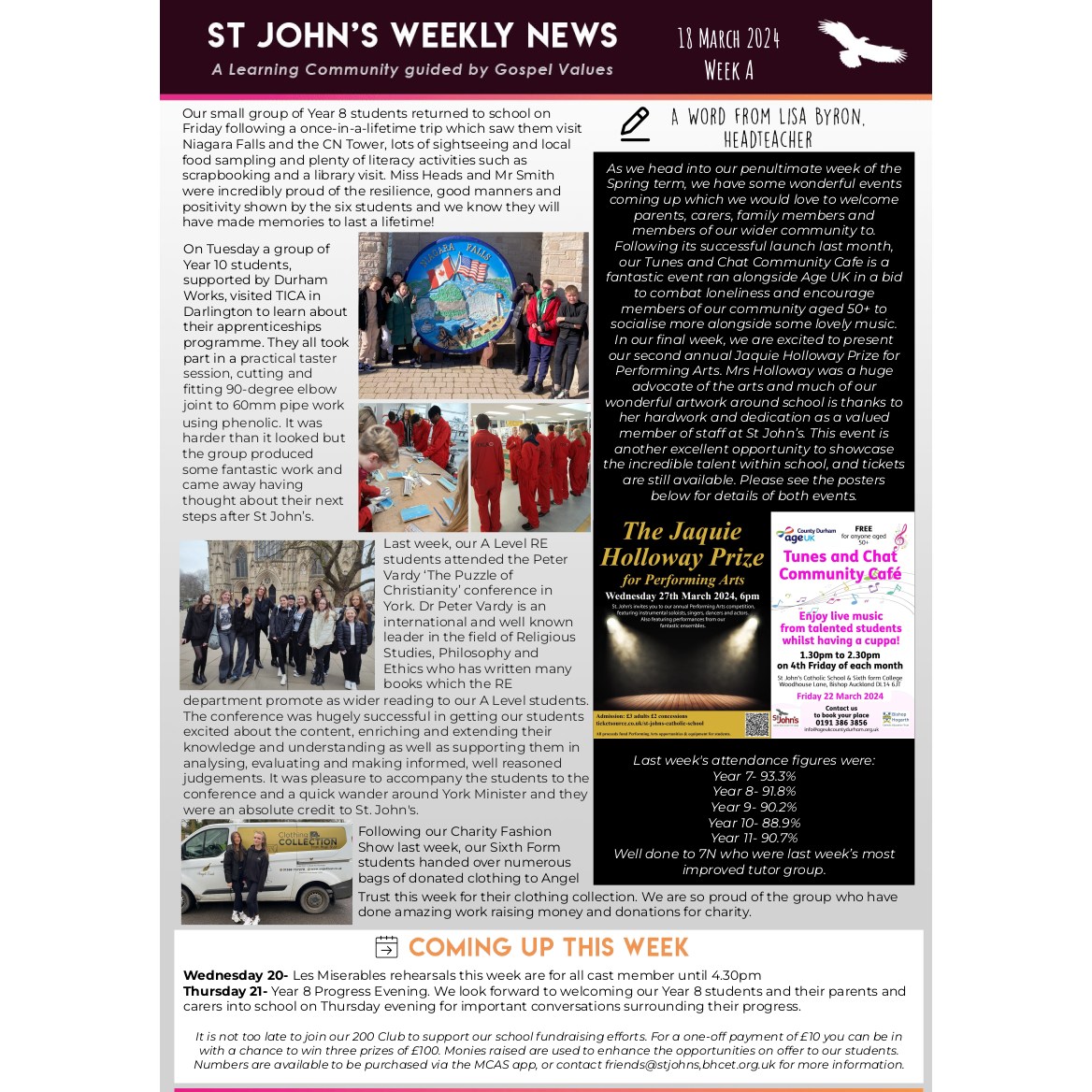 Image of St John's Weekly News - 18 March 2024