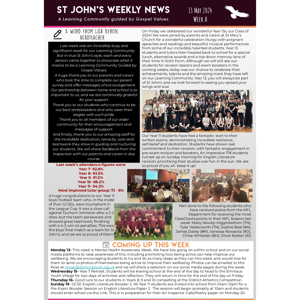 Image of St John's Weekly News - 13 May 2024