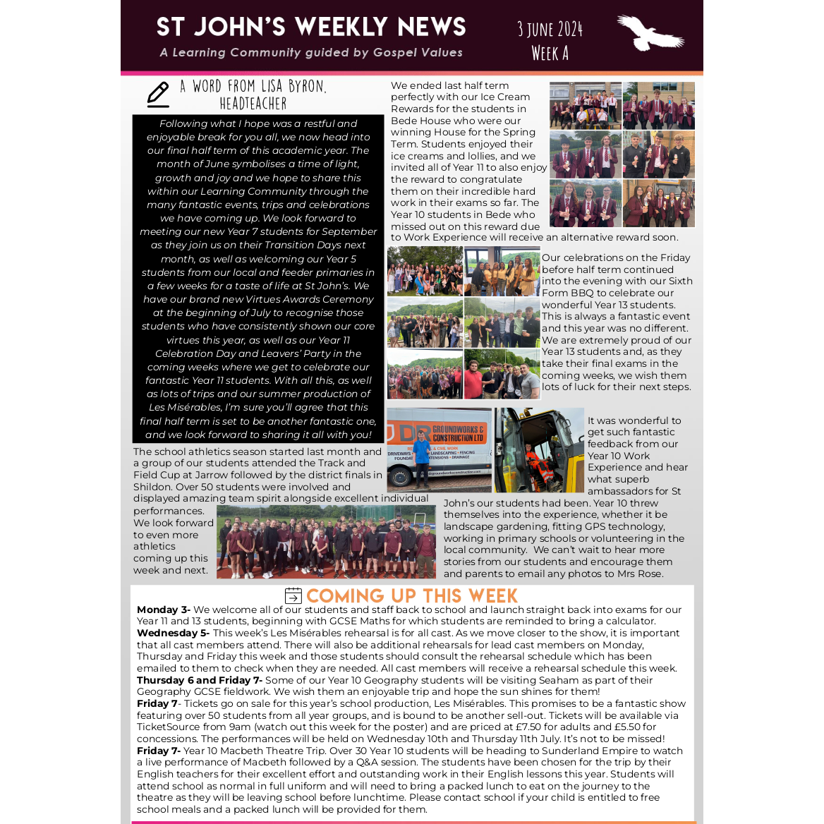 Image of St John's Weekly News - 3 June 2024