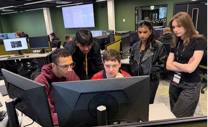 St John’s Sixth Form Computer Science and IT students