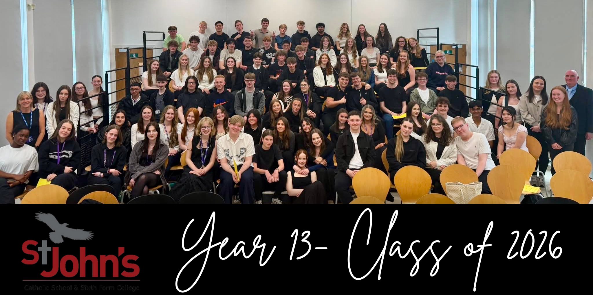 Year 13 students come together for their memorable leavers' celebration