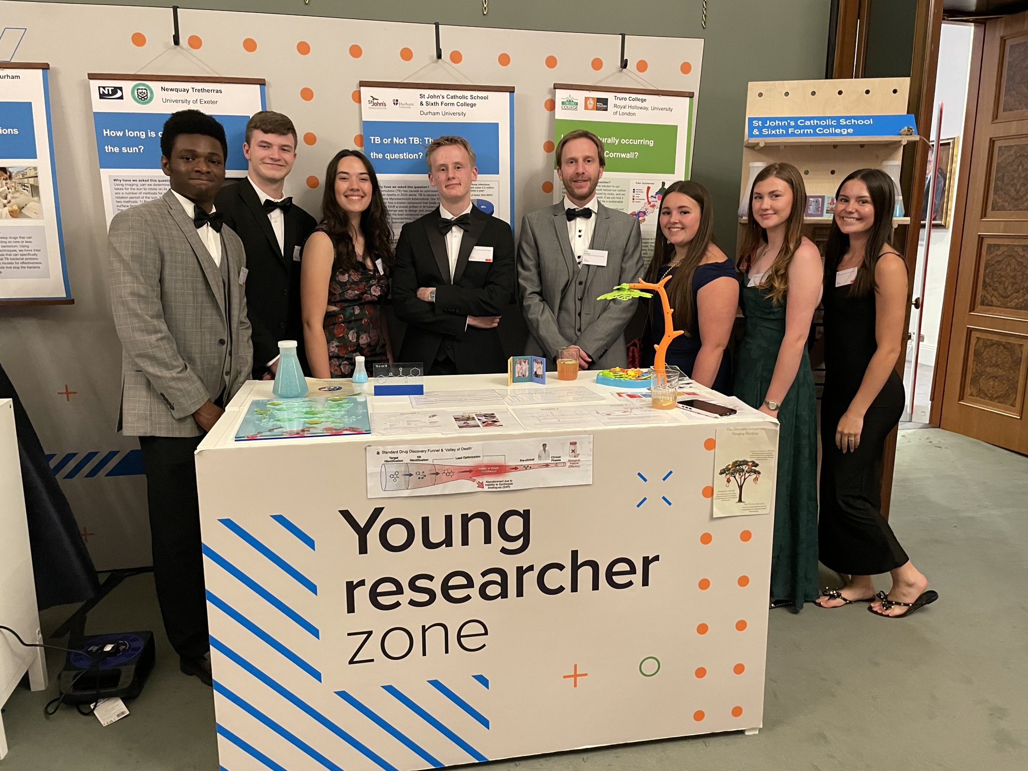 Image of St John’s Sixth Form Chemistry Students Celebrate Groundbreaking Tuberculosis Drug Research at the Royal Society