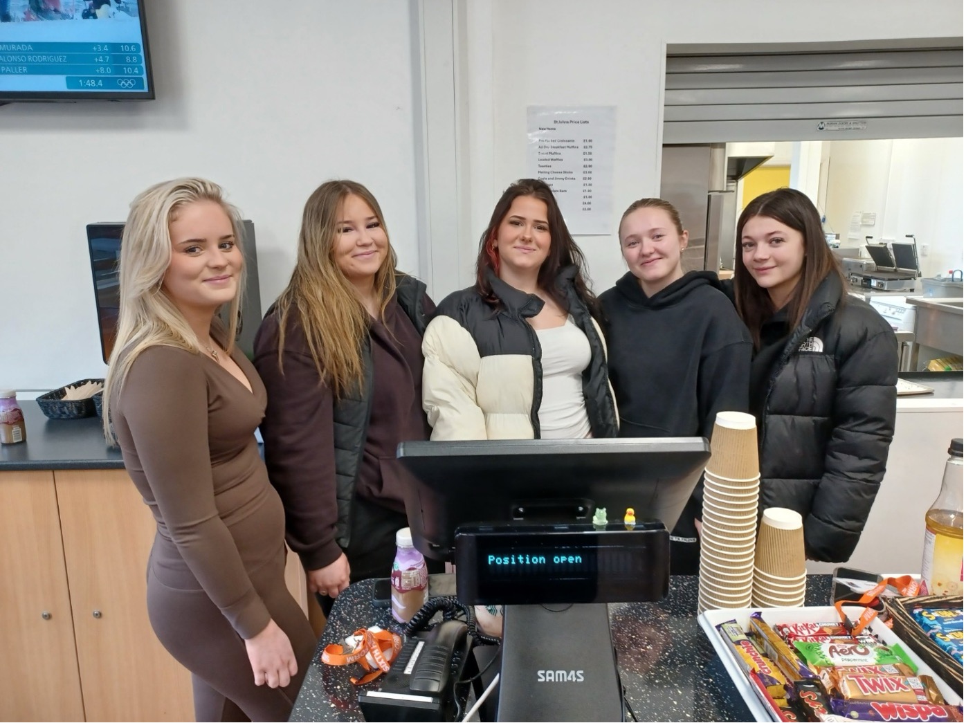 Casual Till Operators in the Sixth Form Bistro