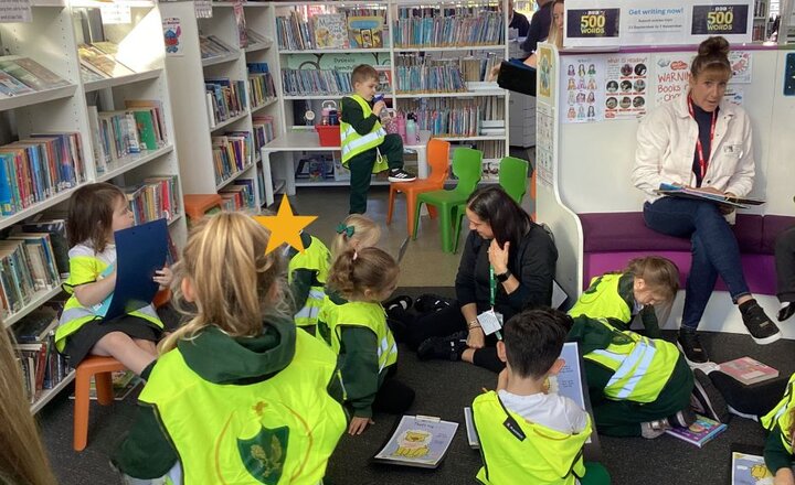 Image of Ducklings (EYFS) Visit the Library