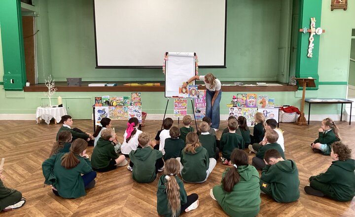 Liz Million at St John the Evangelist Catholic Primary School in Billingham