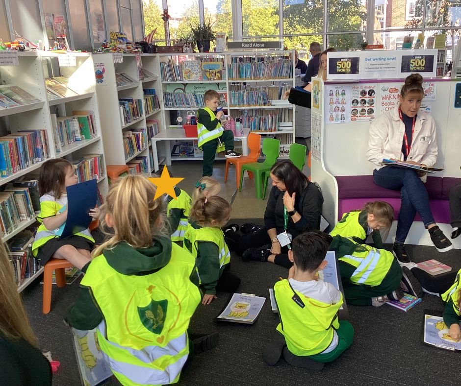 Image of Ducklings (EYFS) Visit the Library