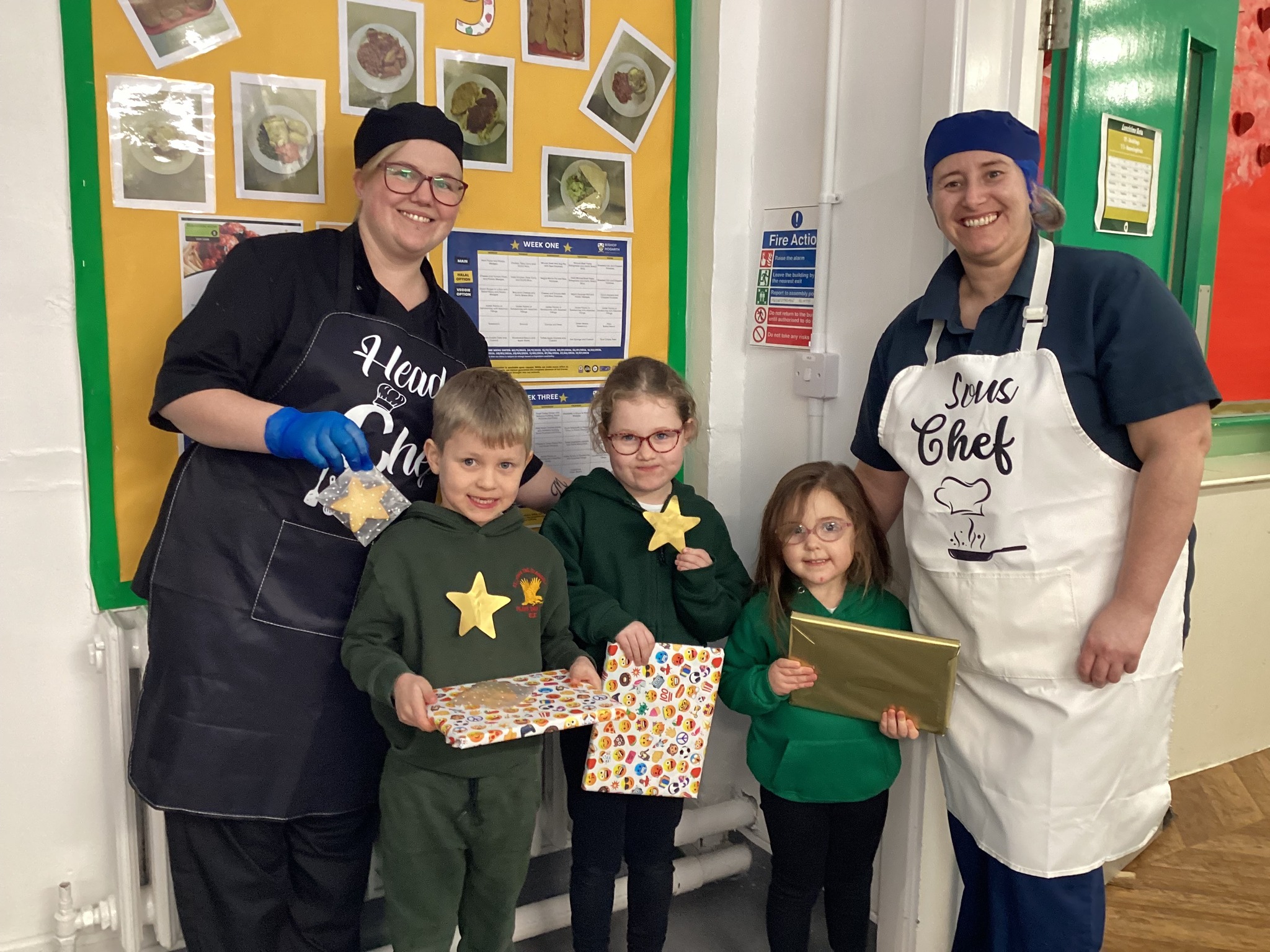 Image of Chef Celebration Day at St John the Evangelist Catholic Primary School in Billingham