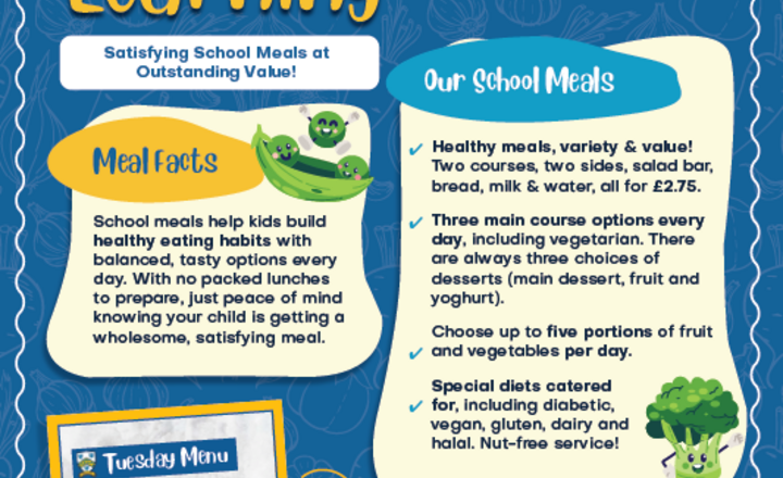 Image of Bishop Hogarth School Meals Price Increase