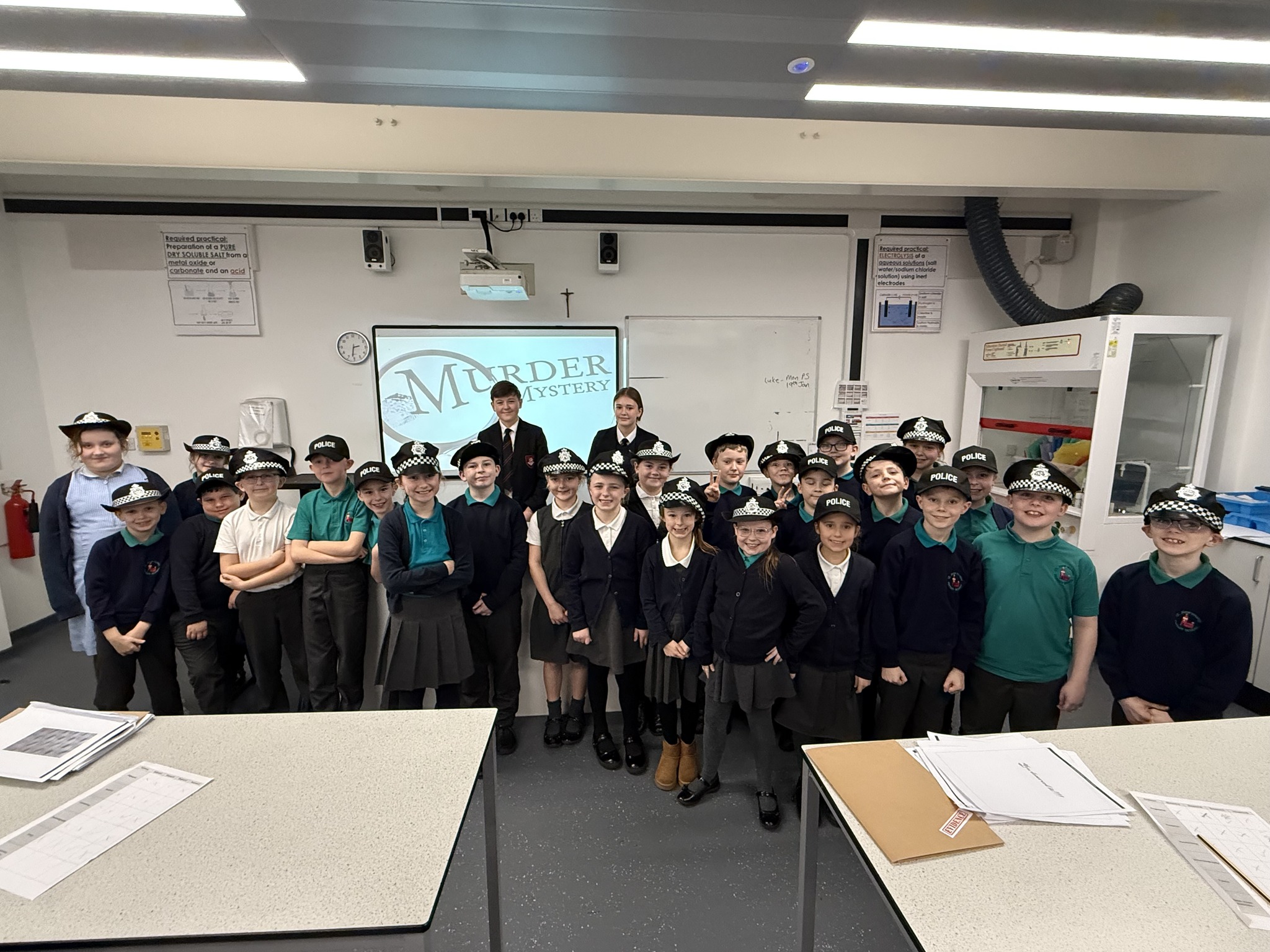 St. John Vianney pupils visit EMS for a exciting Science lesson!