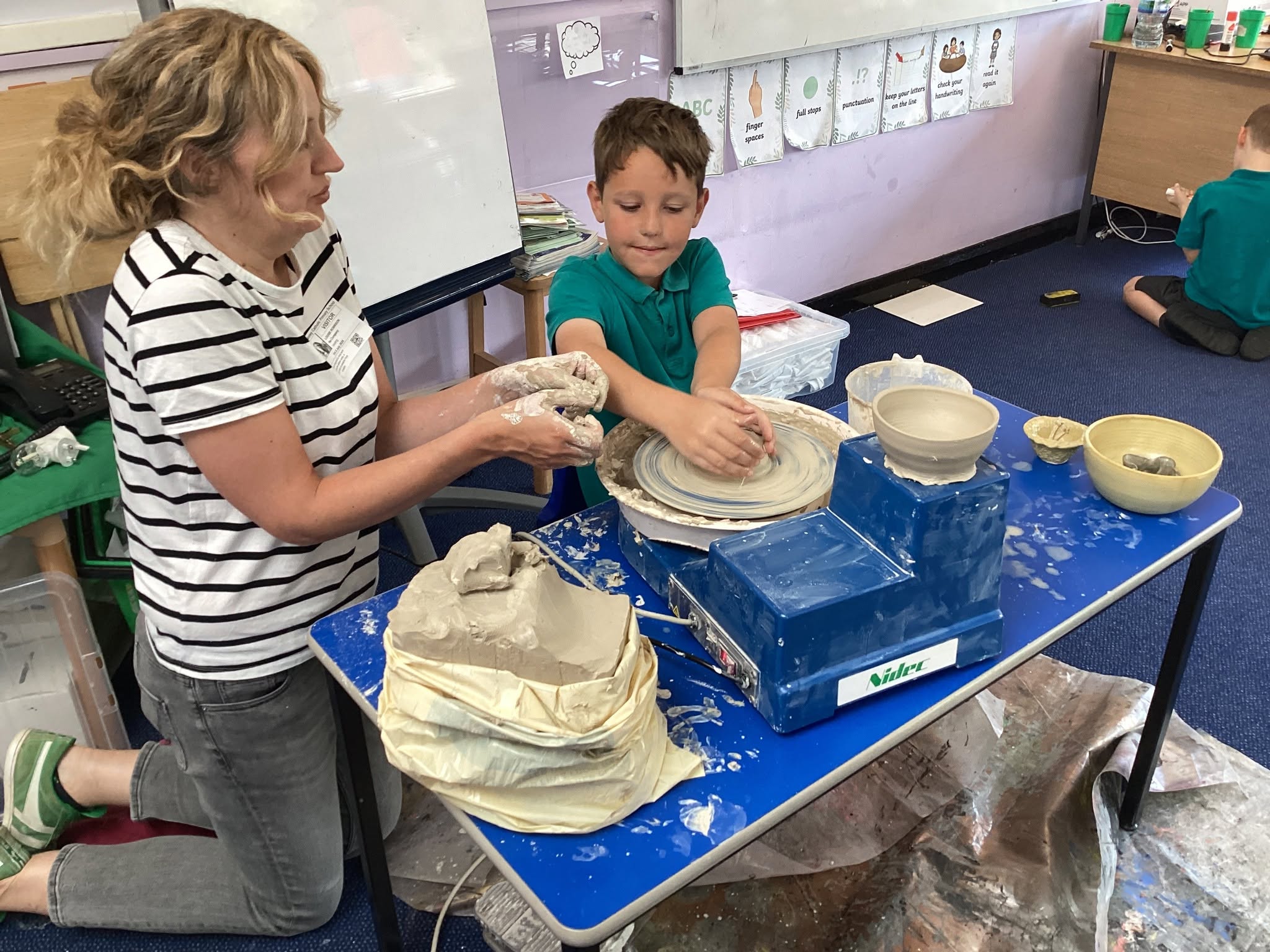 Image of Year 2 Get Creative During Pottery Workshop
