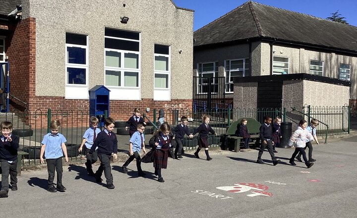 Image of Reception Take Maths Learning Outdoors!