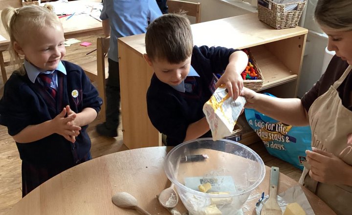 Image of Reception Pupils Get Creative with Skeleton Biscuits at St Joseph's Catholic Academy