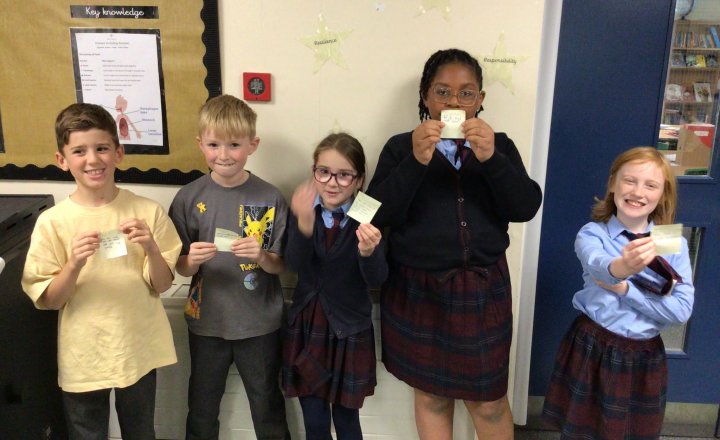 Image of Class 7 Marks World Mental Health Day with Acts of Kindness