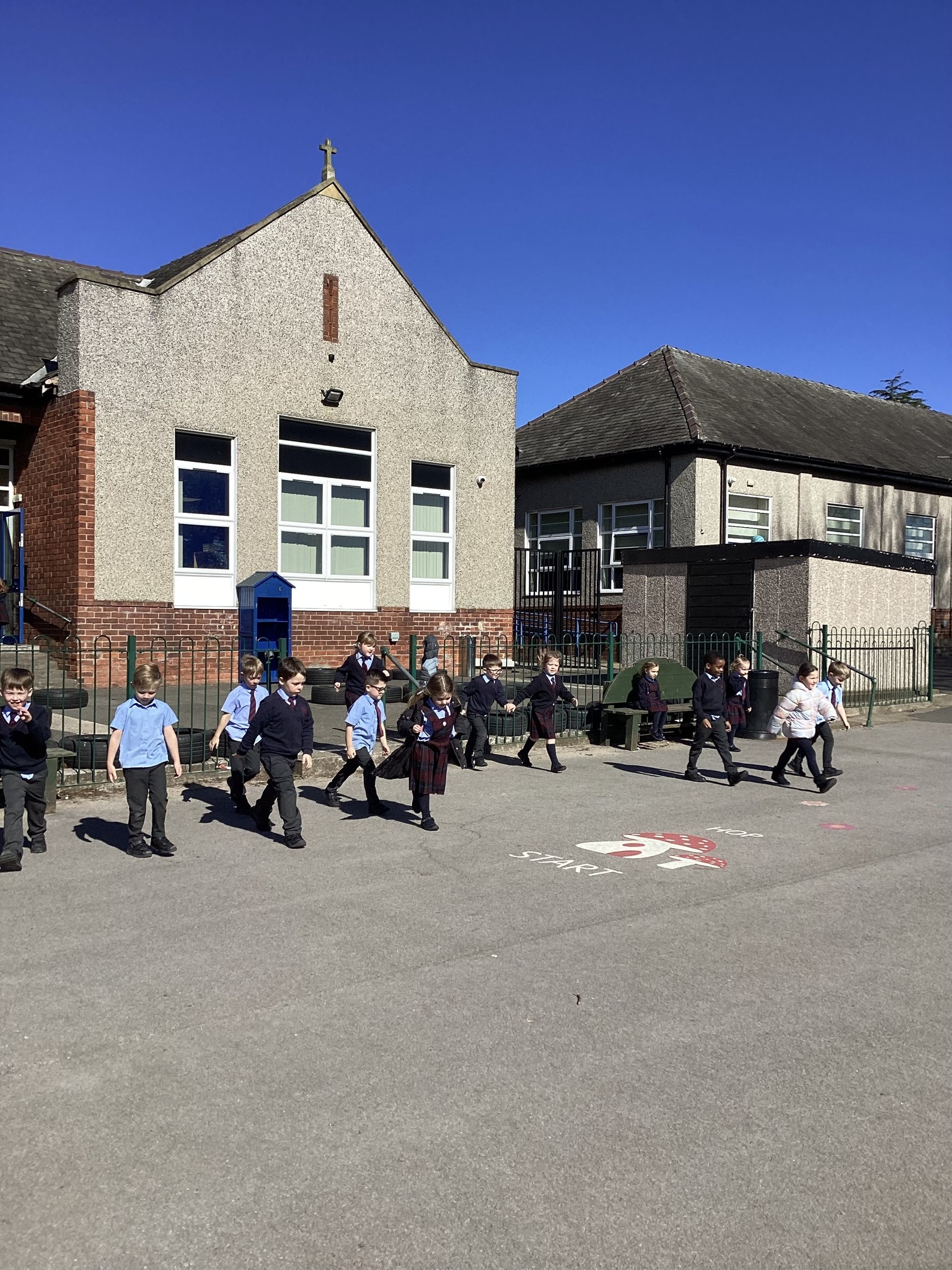 Image of Reception Take Maths Learning Outdoors!