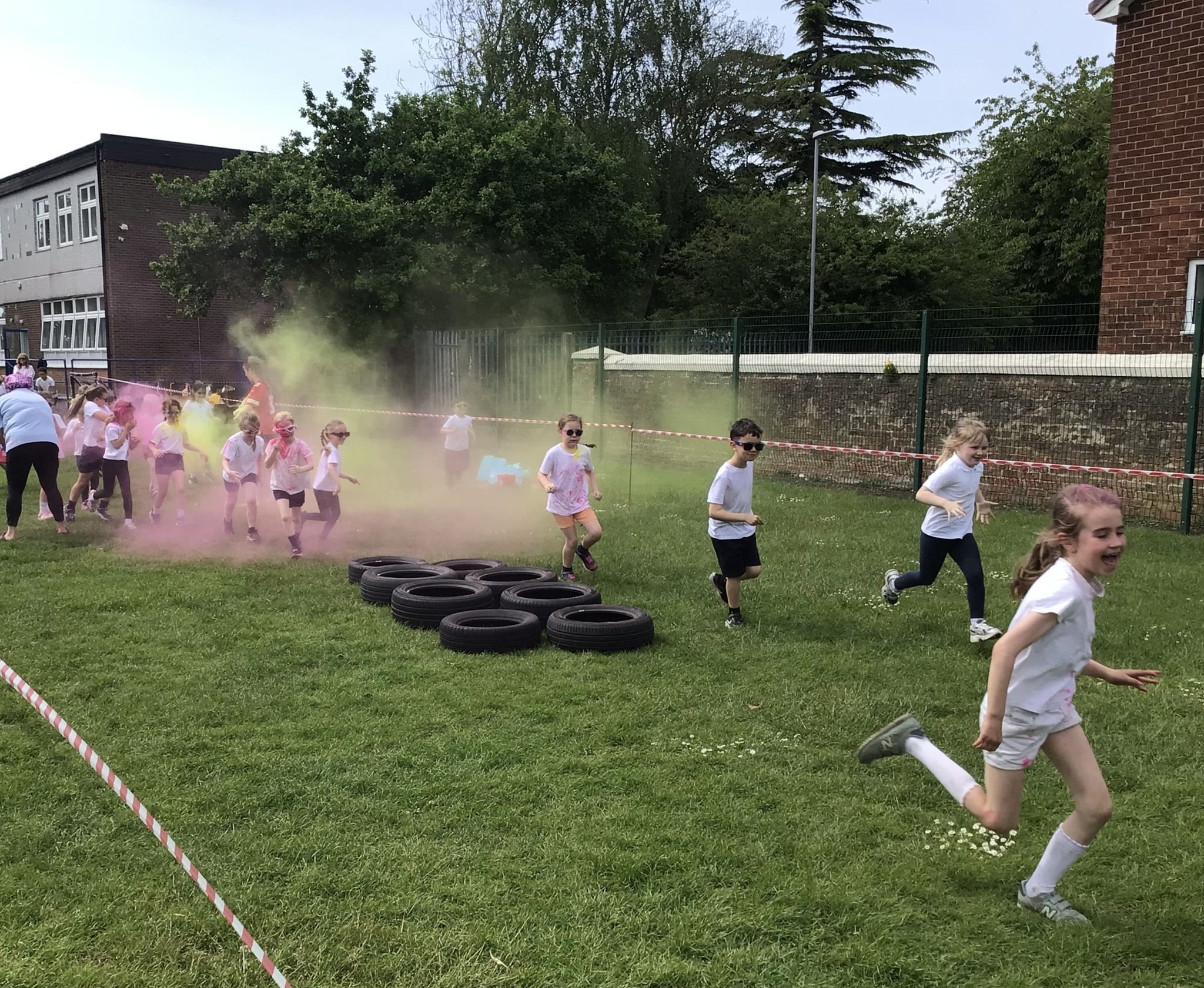 Image of A Colourful Celebration: Whole School Colour Run