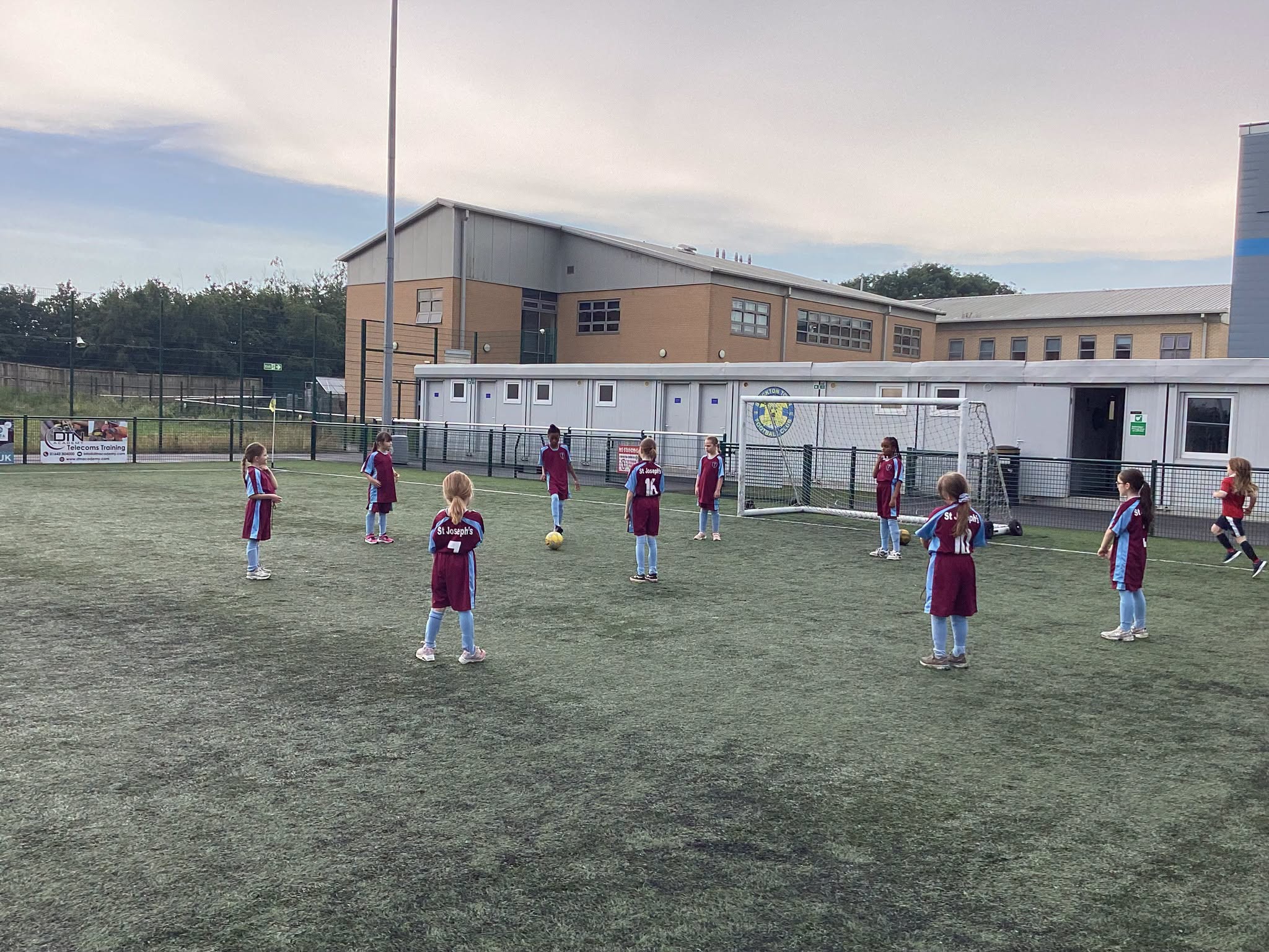 Image of Determination and Teamwork at Girls’ Football Festival