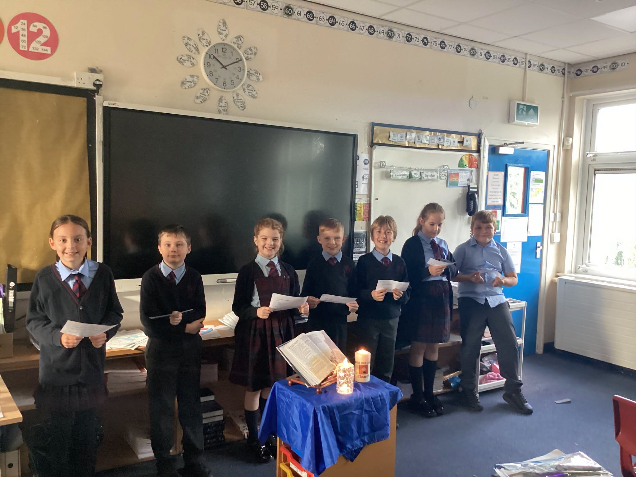 Image of Class 9 Reflects on the Message of the Good Samaritan