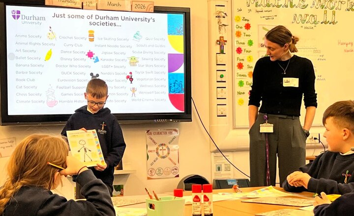 Durham University Visit to St Joseph's Coundon