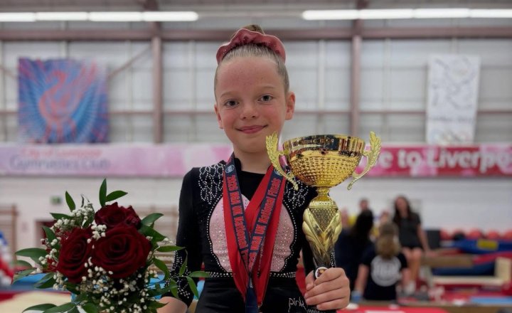 Mia at National Gymnastics Championships 