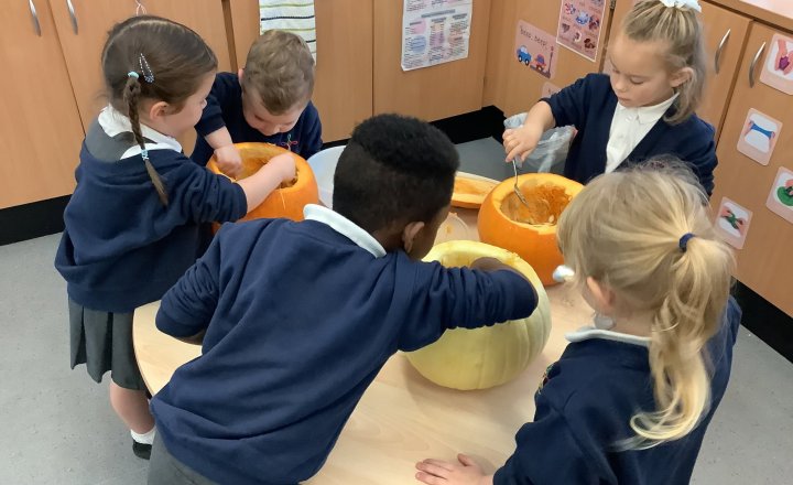 Image of EYFS Pupils Enjoy a Week of Pumpkin Soup Fun at St Joseph's Catholic Primary School