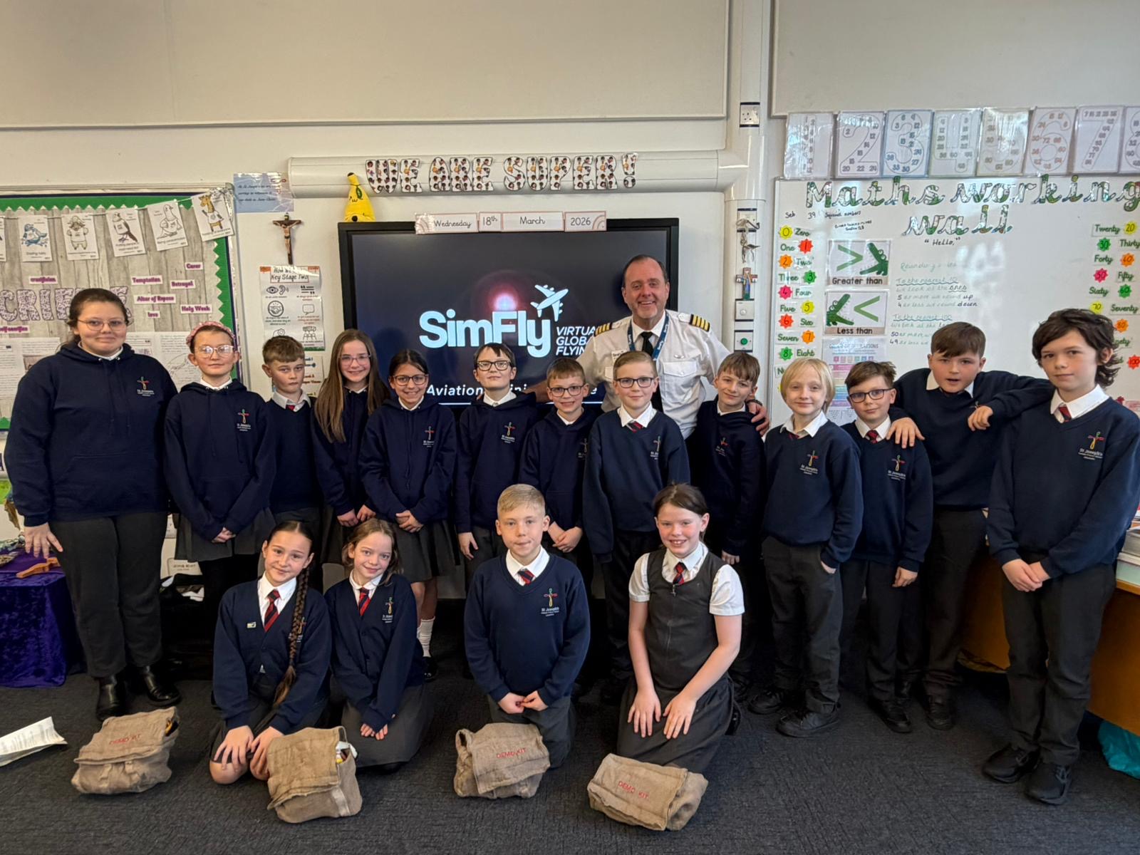 Simfly at St Joseph's