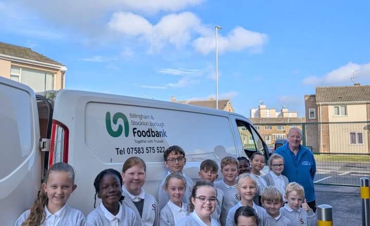Image of St Joseph's Catholic Primary School Supports Billingham Food Bank Through Harvest Collection