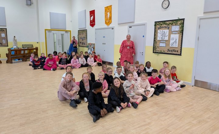 Image of St Joseph's Catholic Primary School Supports Wear It Pink Day