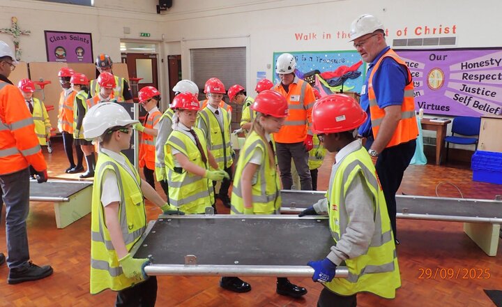 Image of Bridge-Building Challenge with Sir Robert McAlpine – Inspiring Future Engineers at St. Joseph’s Billingham