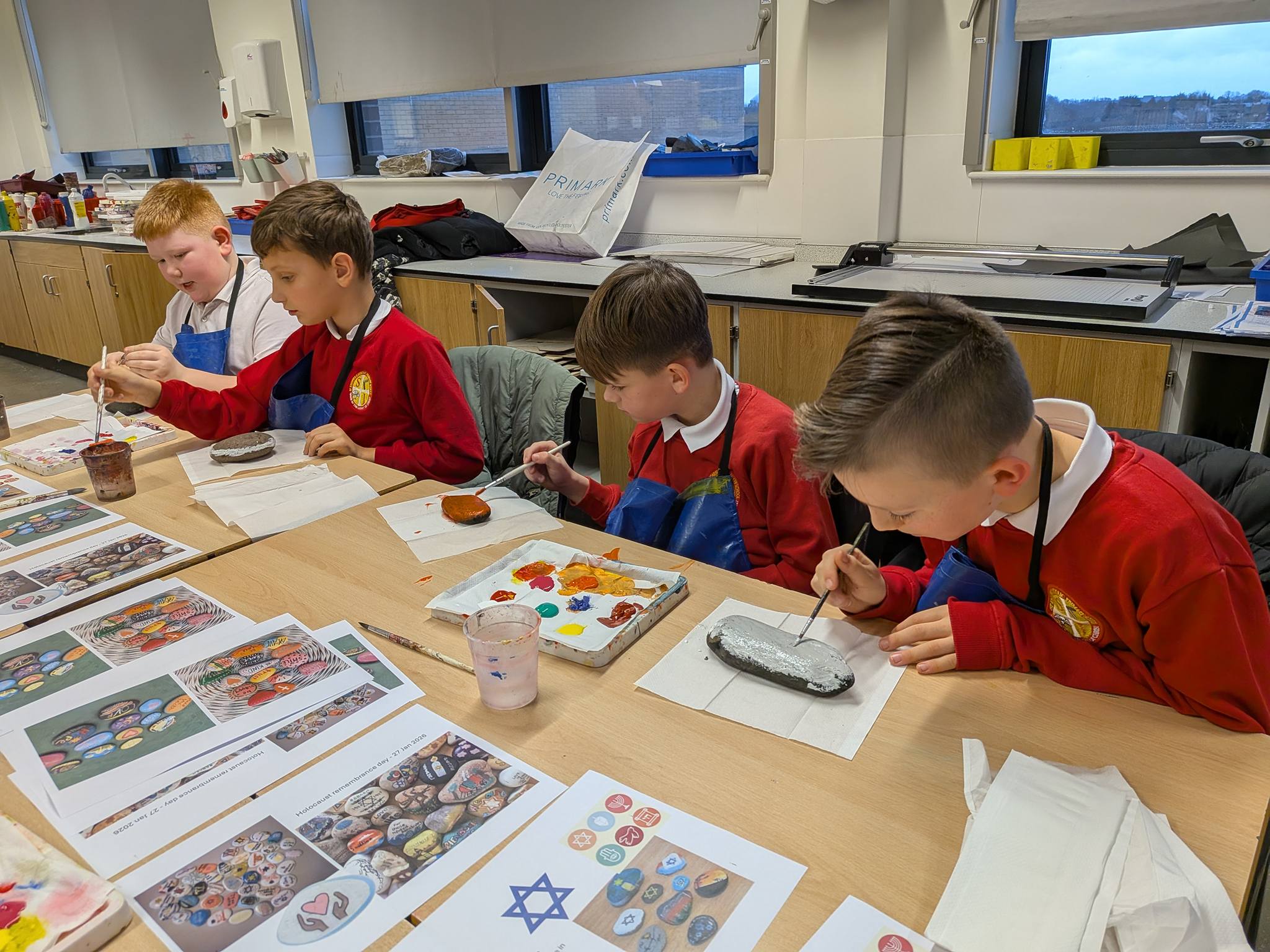 Image of Honouring History Through Art: Our Pupils Create a Holocaust Memorial Stone