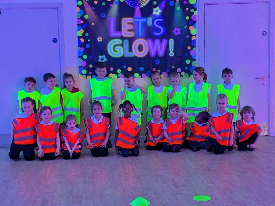 Image of A Day of Pure Joy: UV Dodgeball Lights Up Our School!