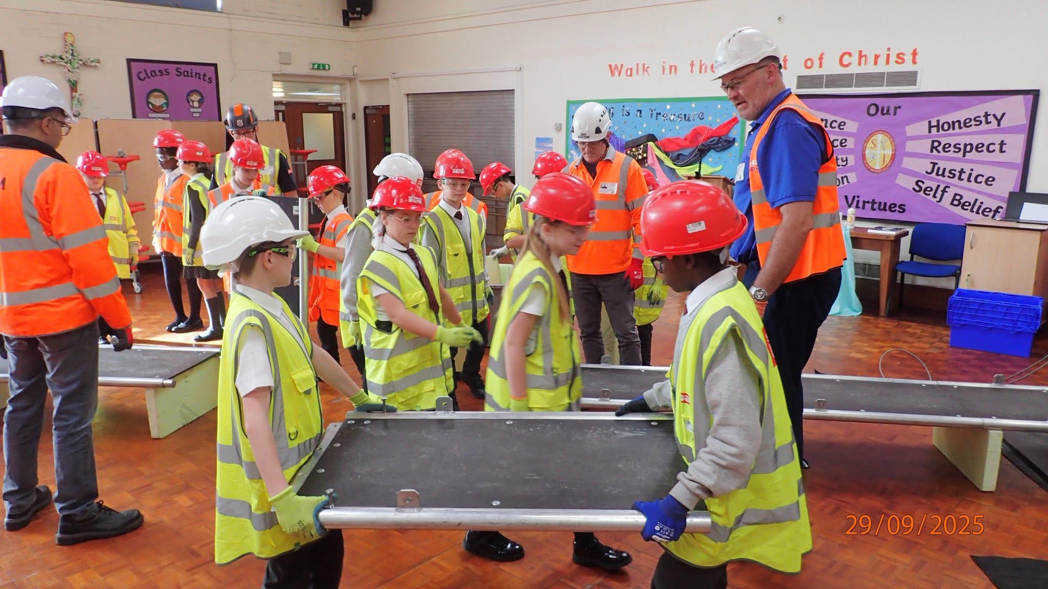 Image of Bridge-Building Challenge with Sir Robert McAlpine – Inspiring Future Engineers at St. Joseph’s Billingham