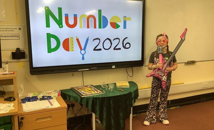 St. Joseph's staff and pupils get involved with NSPCC's Number Day