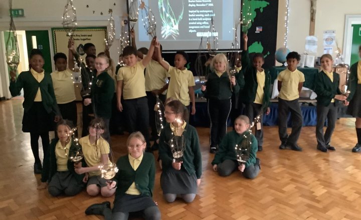 St Joseph's Year 5 and 6 children enjoy a project led by Bloom in Art