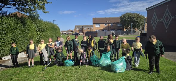 Image of St. Joseph’s Pupils Take Part in Community Action to Keep Hartlepool Clean