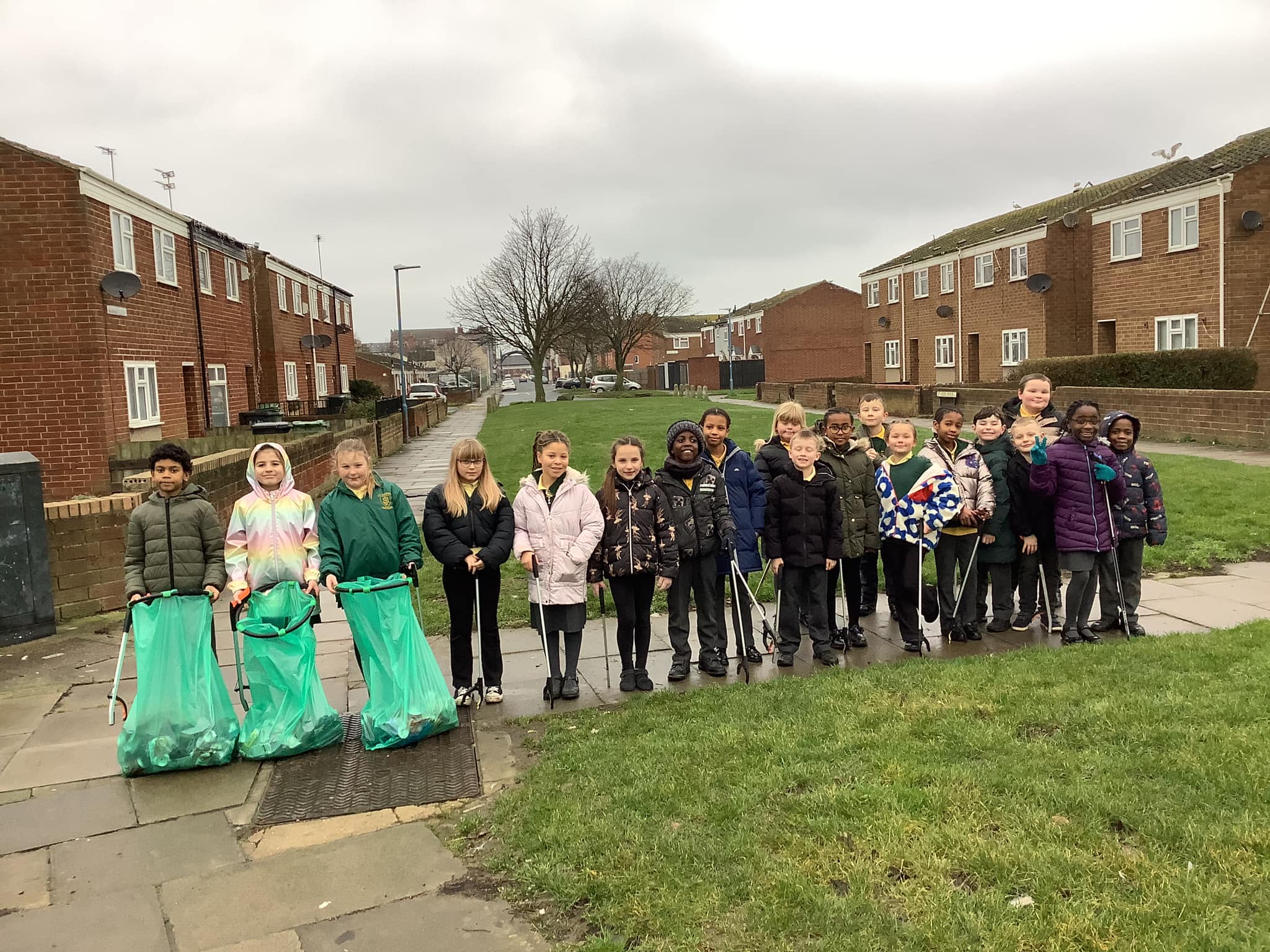 St. Joseph's pupils take part in community litter-picking 