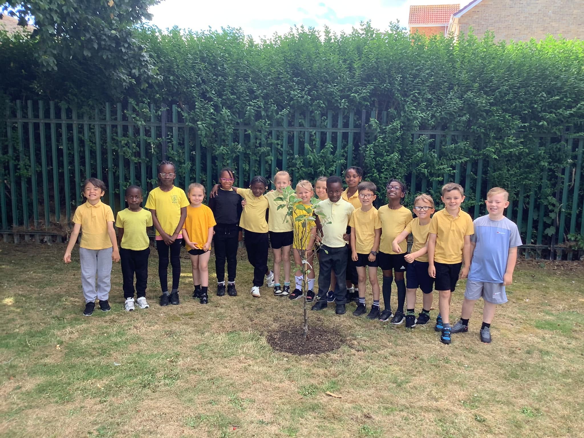 Image of Year 1 and Year 2 Begin Exciting Tree-Growing Journey