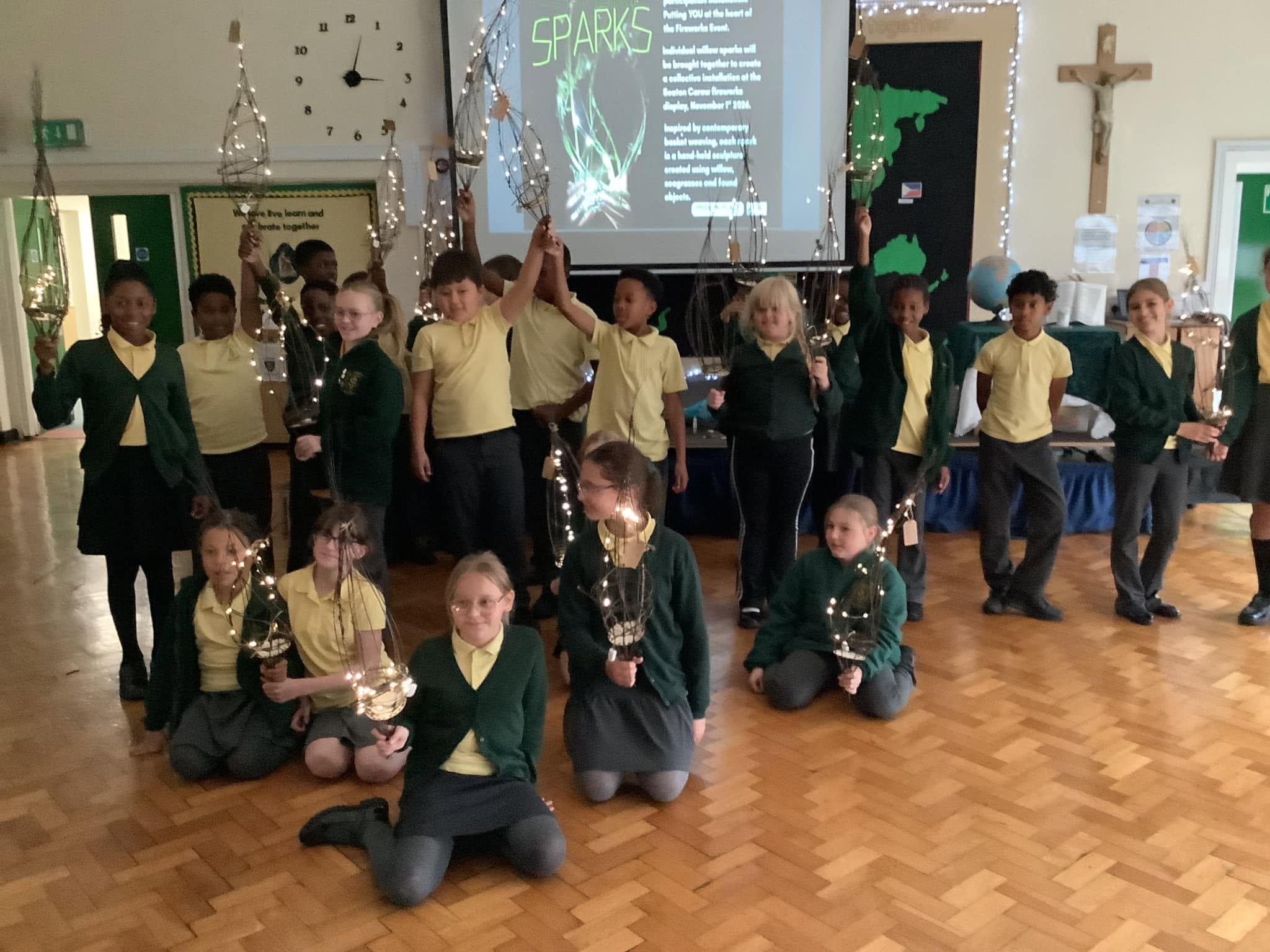 St Joseph's Year 5 and 6 children enjoy a project led by Bloom in Art
