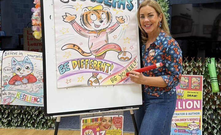 Liz Million at St. Joseph's Newton Aycliffe