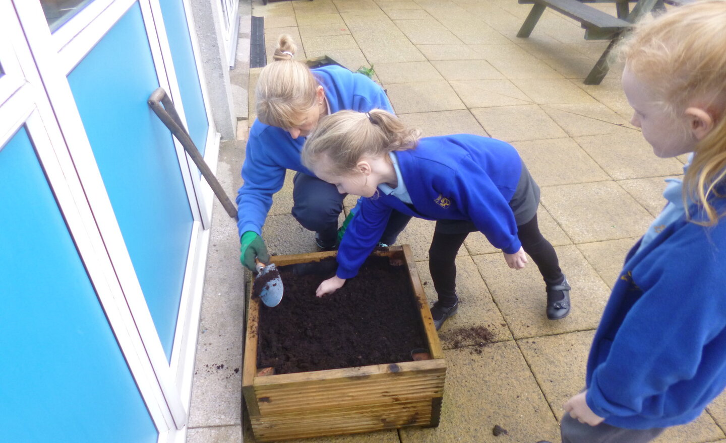 Image of Heapey swaps pencils for trowels!