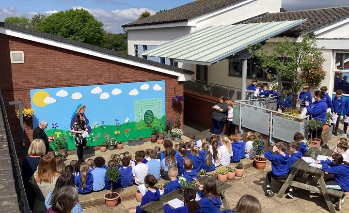 Image of Opening Mary's Peace Garden